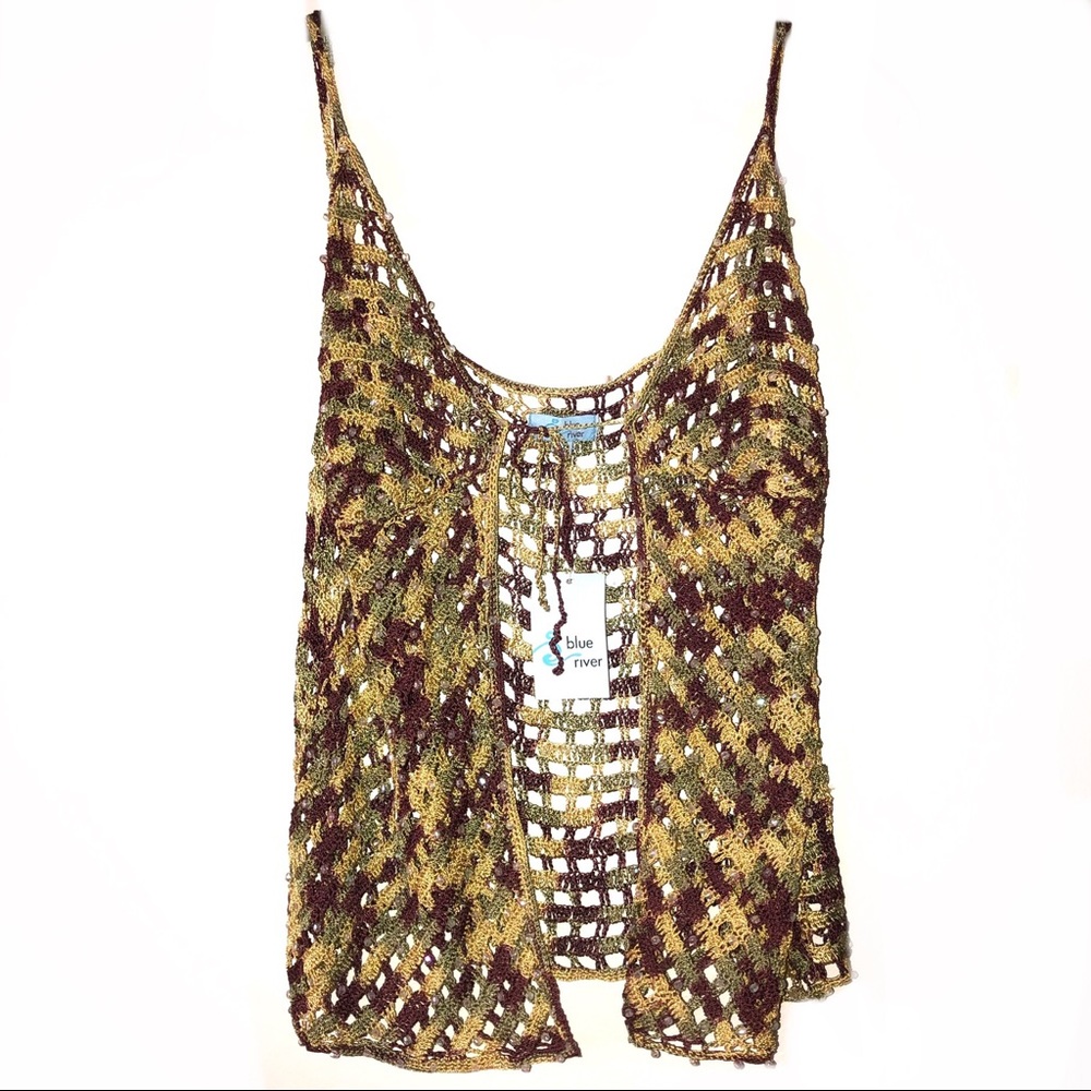 Crochet Cami with Jewel beads 💎